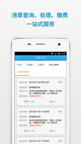 四川交警公共服务平台手机客户端截图1