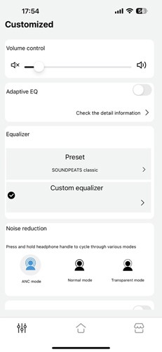 SOUNDPEATS app截图3