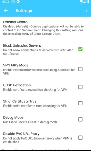 cisco secure client加速器安卓截图4