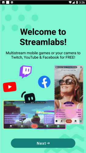 Streamlabs app宣传图