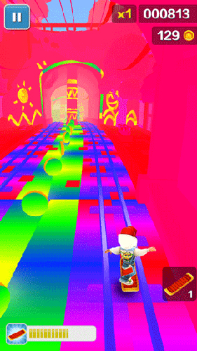 地铁跑酷彩虹世界版本跑酷技巧2