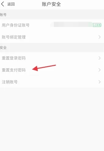 爱广西APP怎么重置支付密码5