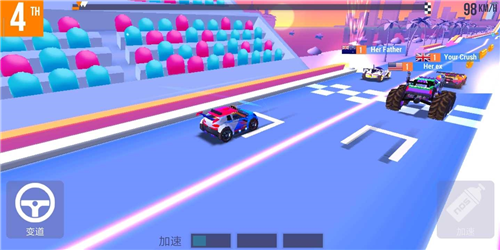 SUP竞速驾驶破解锁所有车辆版游戏玩法