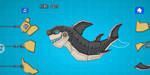 模拟机甲鲨鱼游戏体验
