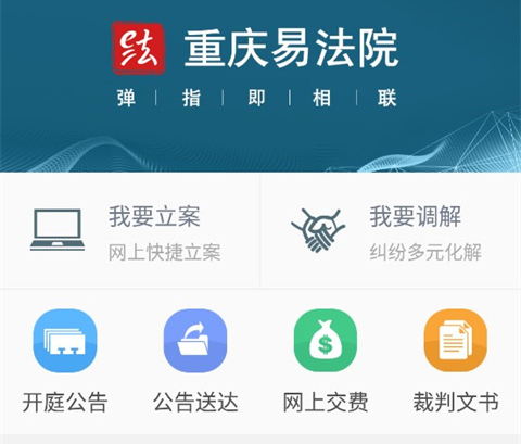 重庆易法院app软件特色