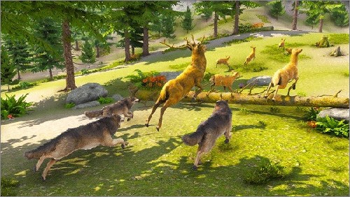 阿尔法野狼生存模拟器中文版截图2