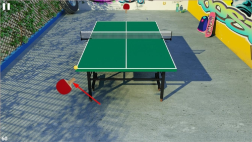虚拟乒乓球联机版本怎么发旋球2