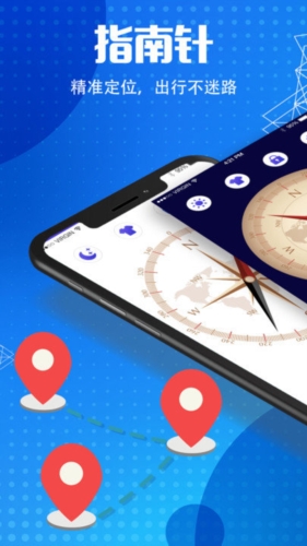 地图导航指南针app宣传图