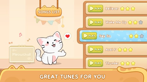 猫咪冲刺音乐游戏官方版截图1